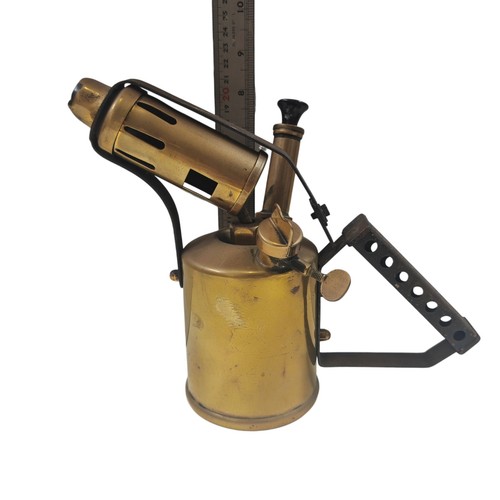 Vintage brass blow - vintage, lamp
