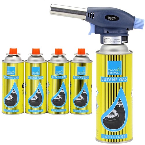Blow torch butane gas cans - blow,