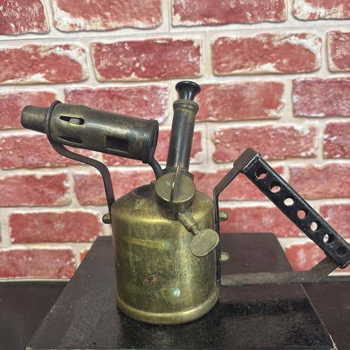 Vintage brass blow - vintage, lamp