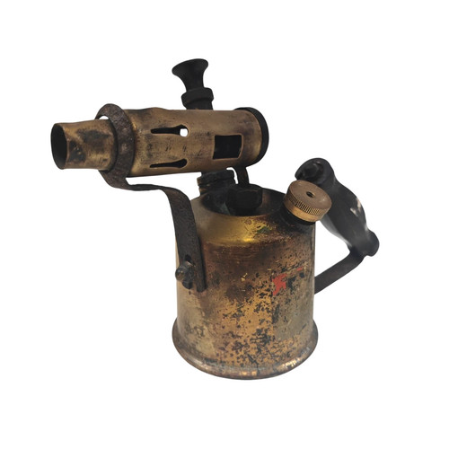 Heathware brass blow lamp - rm,
